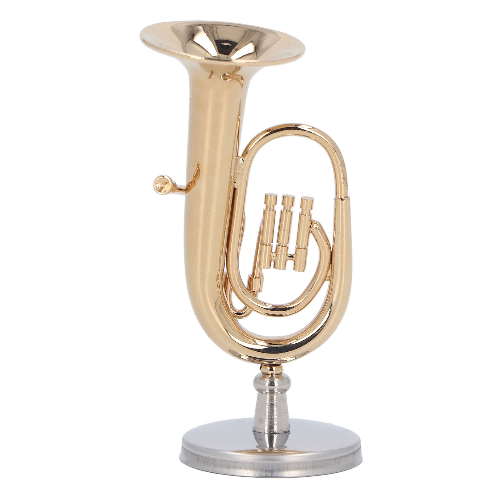 Musical Instrument Tuba - Miniature Tuba Model Brass Gold Plated