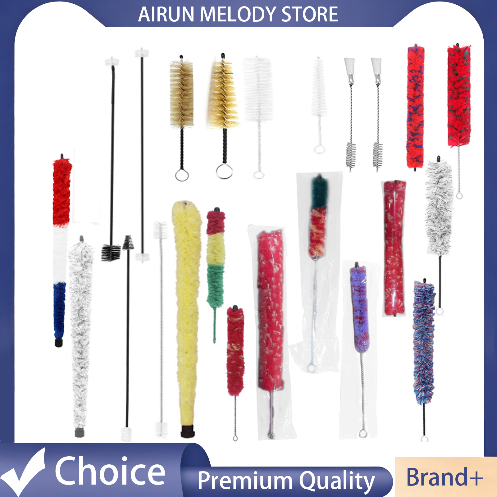 Musical Instrument Piccolo - Instrument Ceaning Brush Colourful Musical Instruments