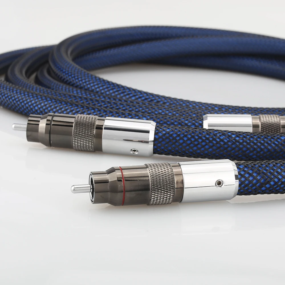 Musical Instrument Image - Audiocrast Silver Plated RCA Interconnect Cable
