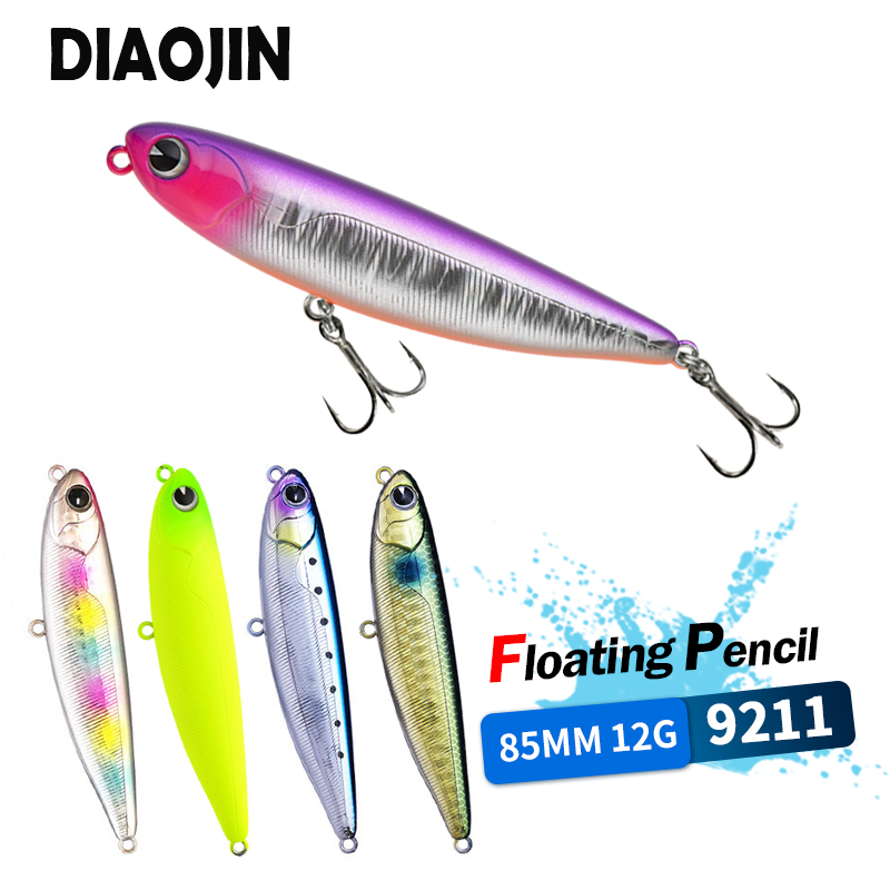 Rain Stick Percussion - 85mm 12g Floating Pencil Fishing Lures