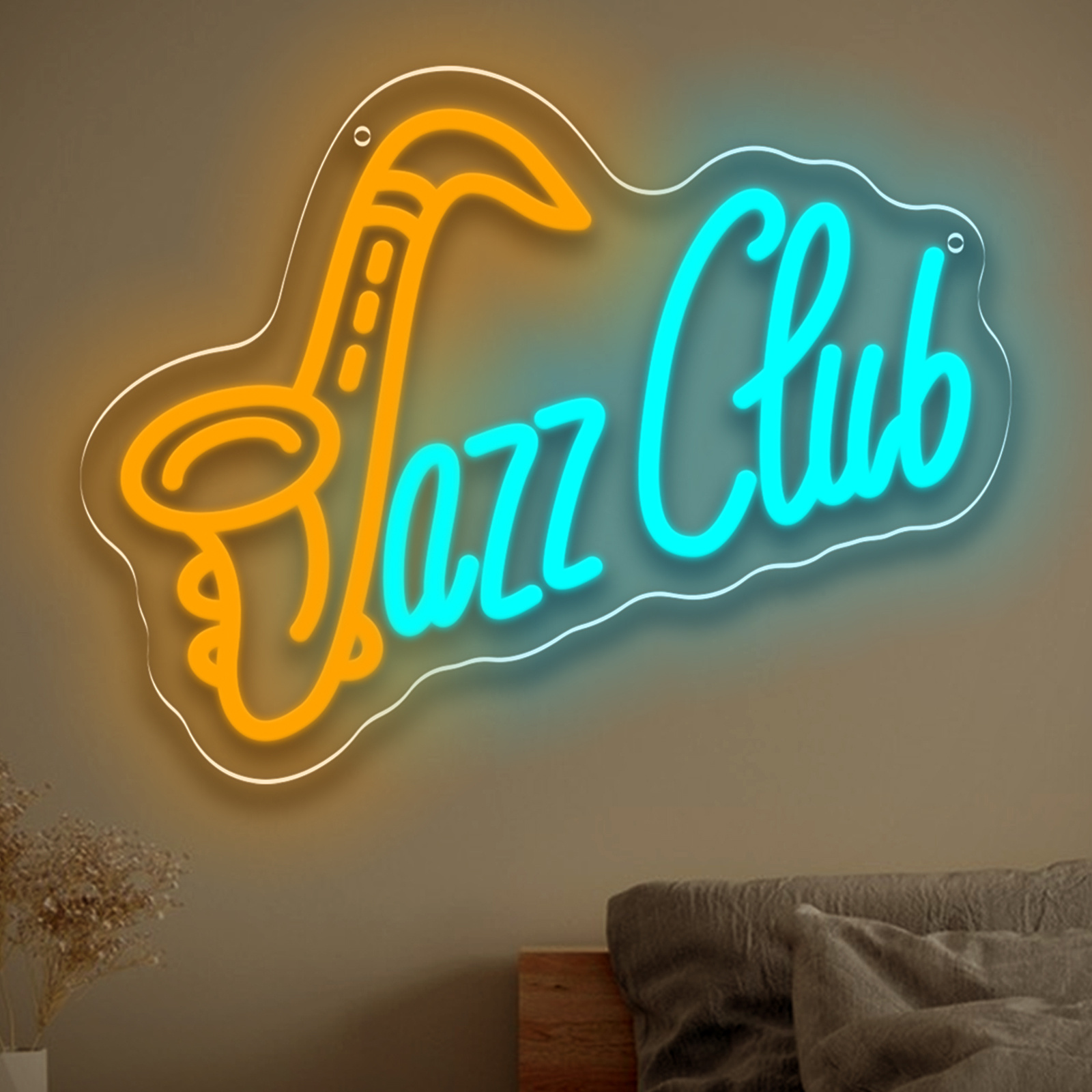 Jazz Club LED Neon Sign Saxoph - Musical Instrument Image recensie en prijs