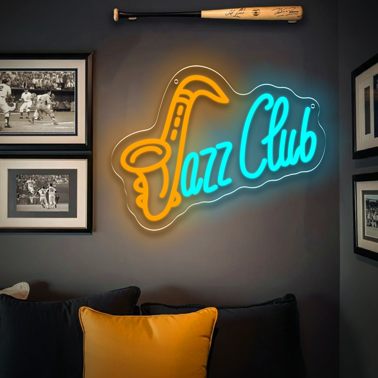 Jazz Club LED Neon Sign Saxoph - Musical Instrument Image recensie en prijs