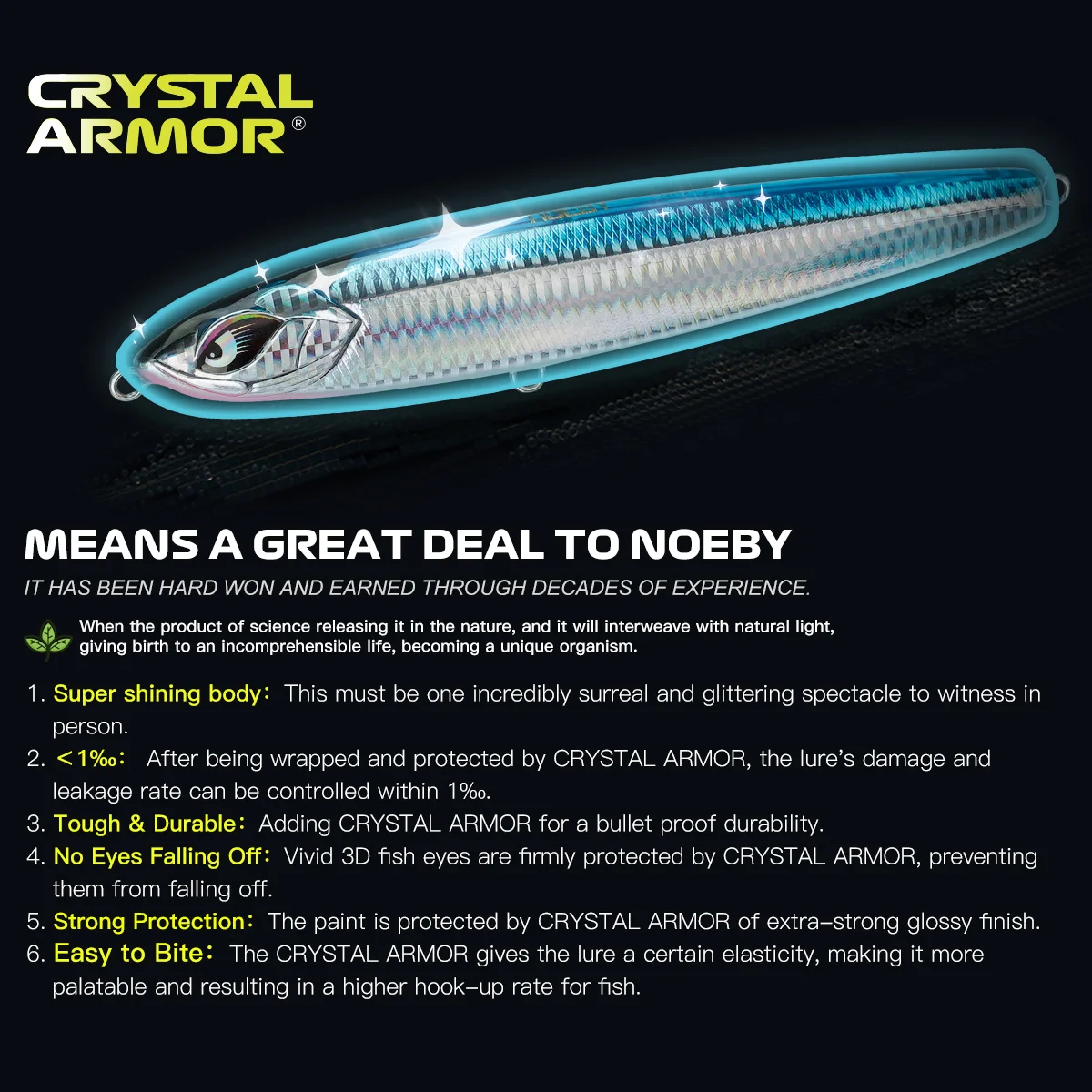 Noeby Sinking Stickbait Fishin - Rain Stick Percussion recensie en prijs