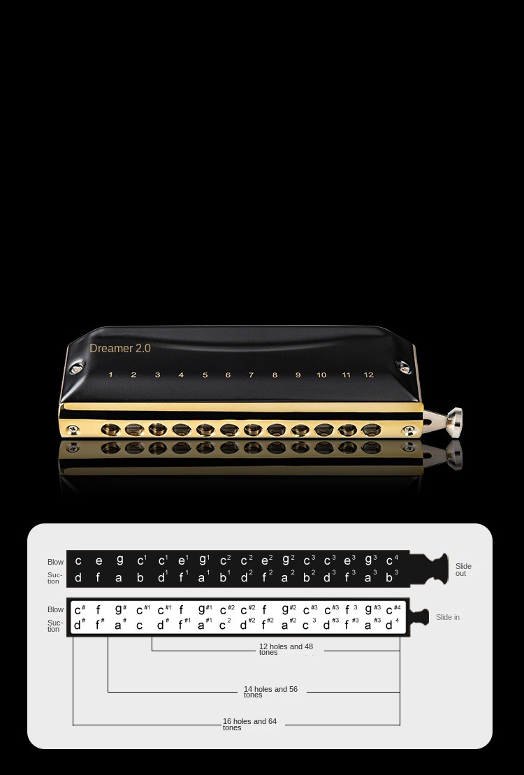 EASTTOP Dreamer 2.0 version 12 - Musical Instrument Harp recensie en prijs