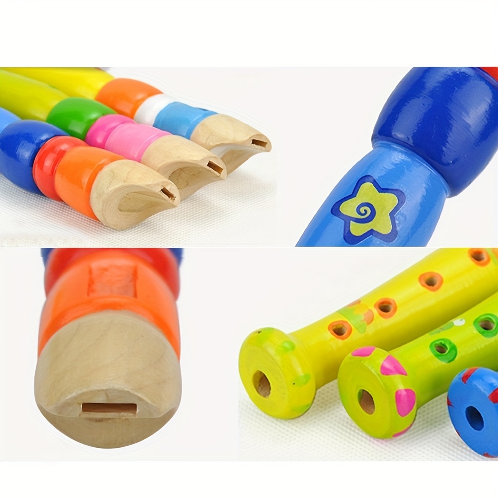 1pc Wooden Flute 6-Hole Colorf - Musical Instrument Piccolo recensie en prijs