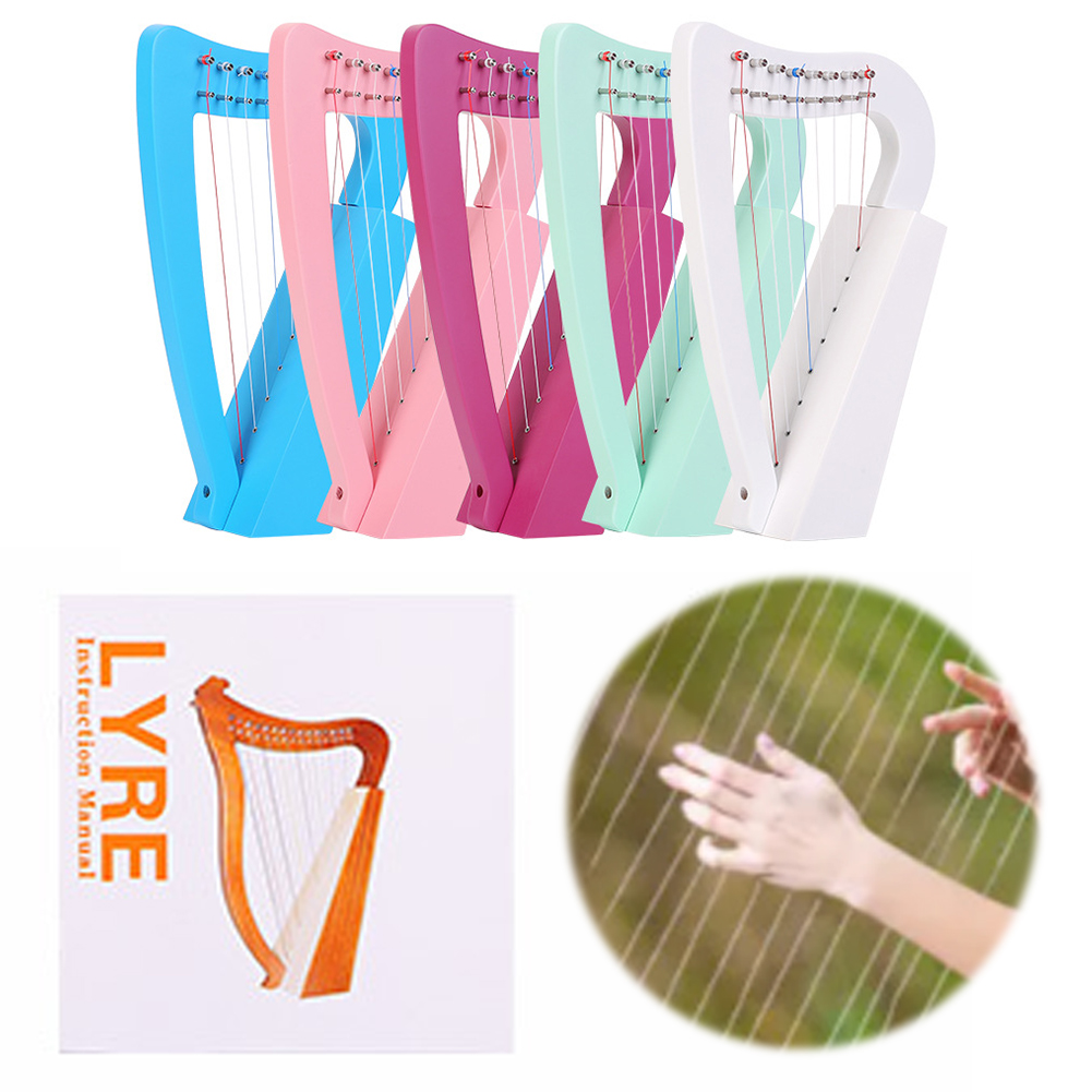 8 Strings Lyre Harp Solid Wood - Musical Instrument Harp recensie en prijs