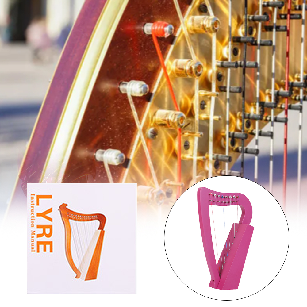 8 Strings Lyre Harp Solid Wood - Musical Instrument Harp recensie en prijs