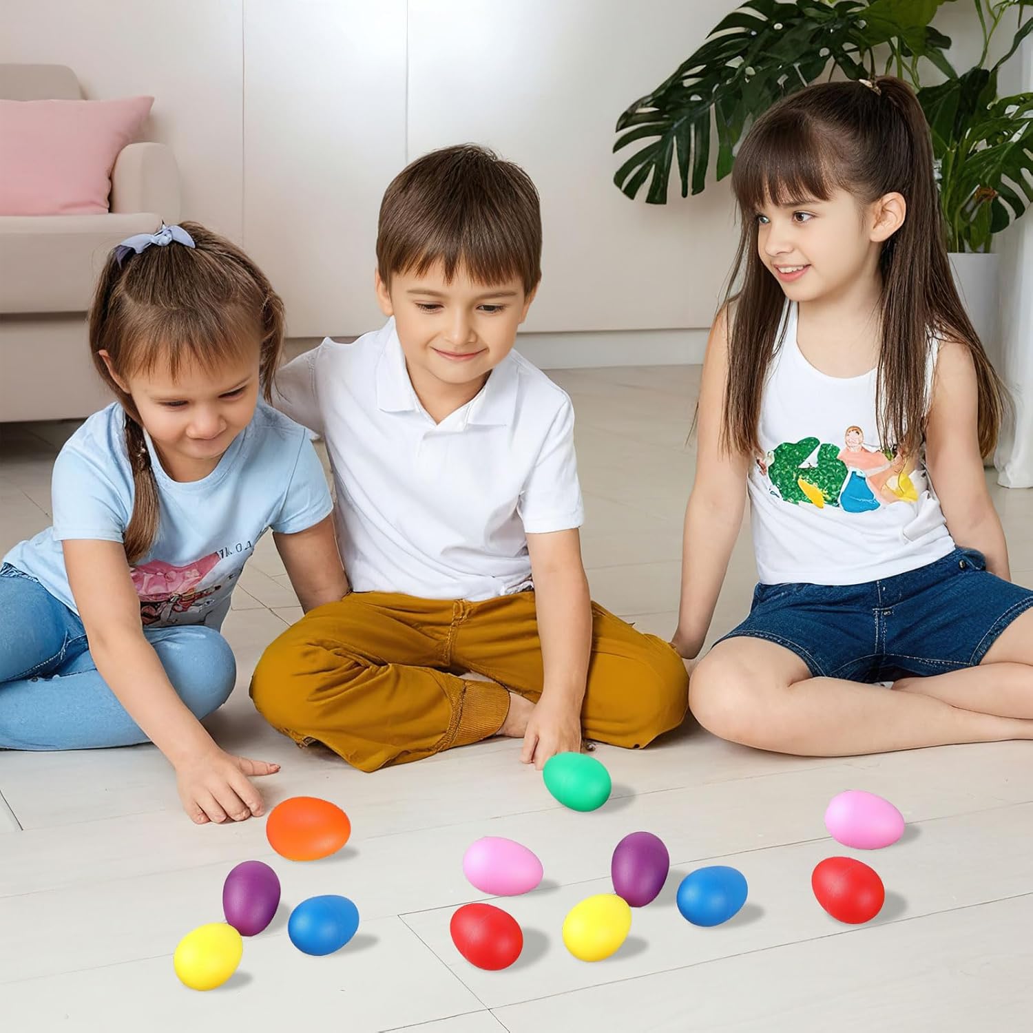 2Pcs Plastic Egg Shakers Percu - Musical Instrument Maraca recensie en prijs