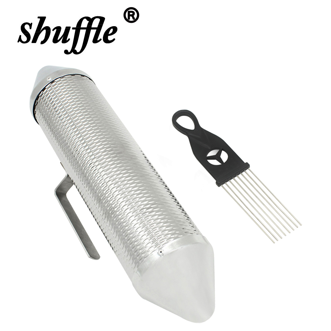 Scraper Barrel Silver Metal Gu - Guiro Scraper Instrument recensie en prijs