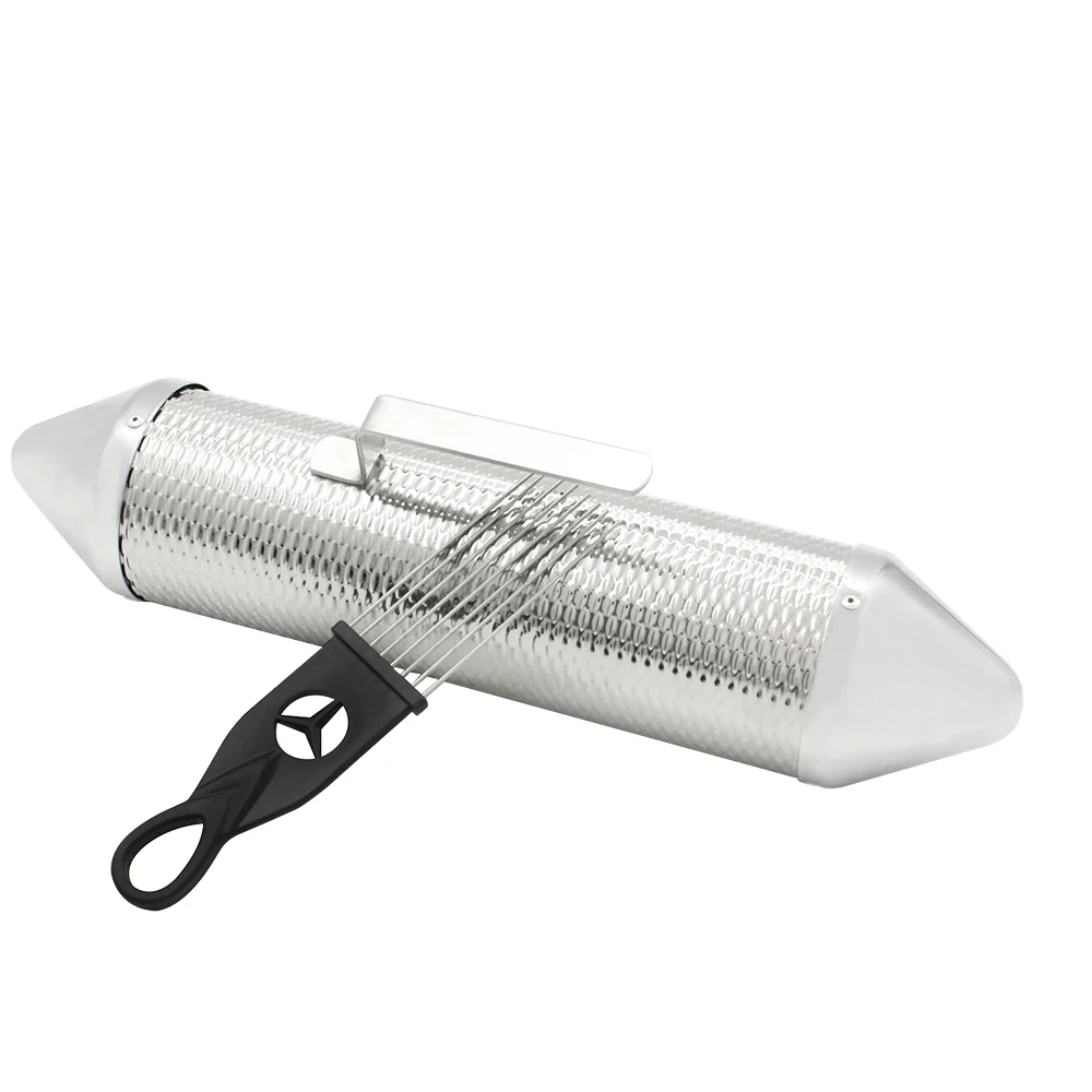 Scraper Barrel Silver Metal Gu - Guiro Scraper Instrument recensie en prijs
