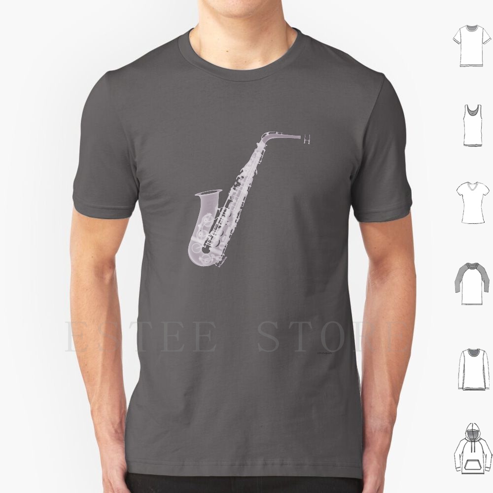 Saxophone-X-Ray T Shirt DIY Bi - Musical Instrument Image recensie en prijs