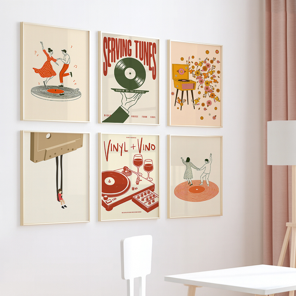 1pc Vintage Music Canvas Poste - Musical Instrument Tuba recensie en prijs