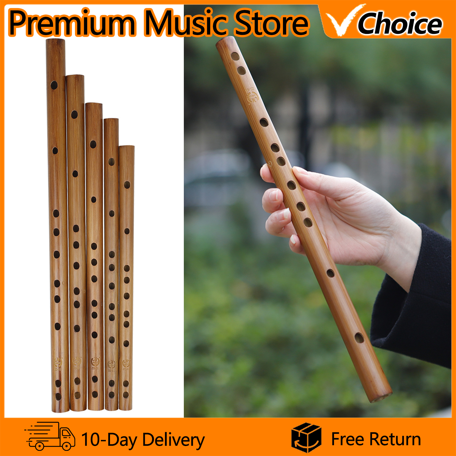 M MBAT Bamboo Flute Piccolo Pr - Musical Instrument Piccolo recensie en prijs