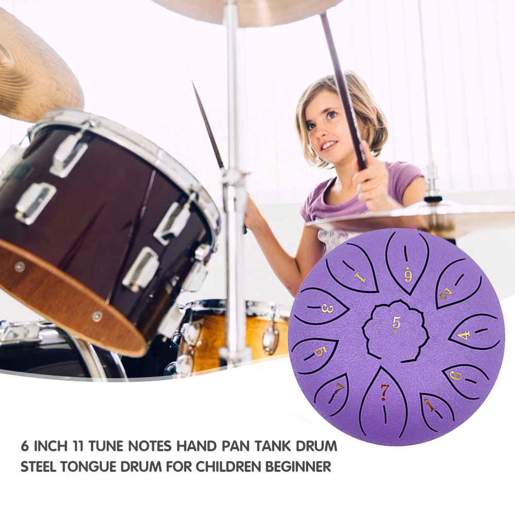 Glucophone Steel Tongue Drum 6 - Musical Instrument Percussion recensie en prijs