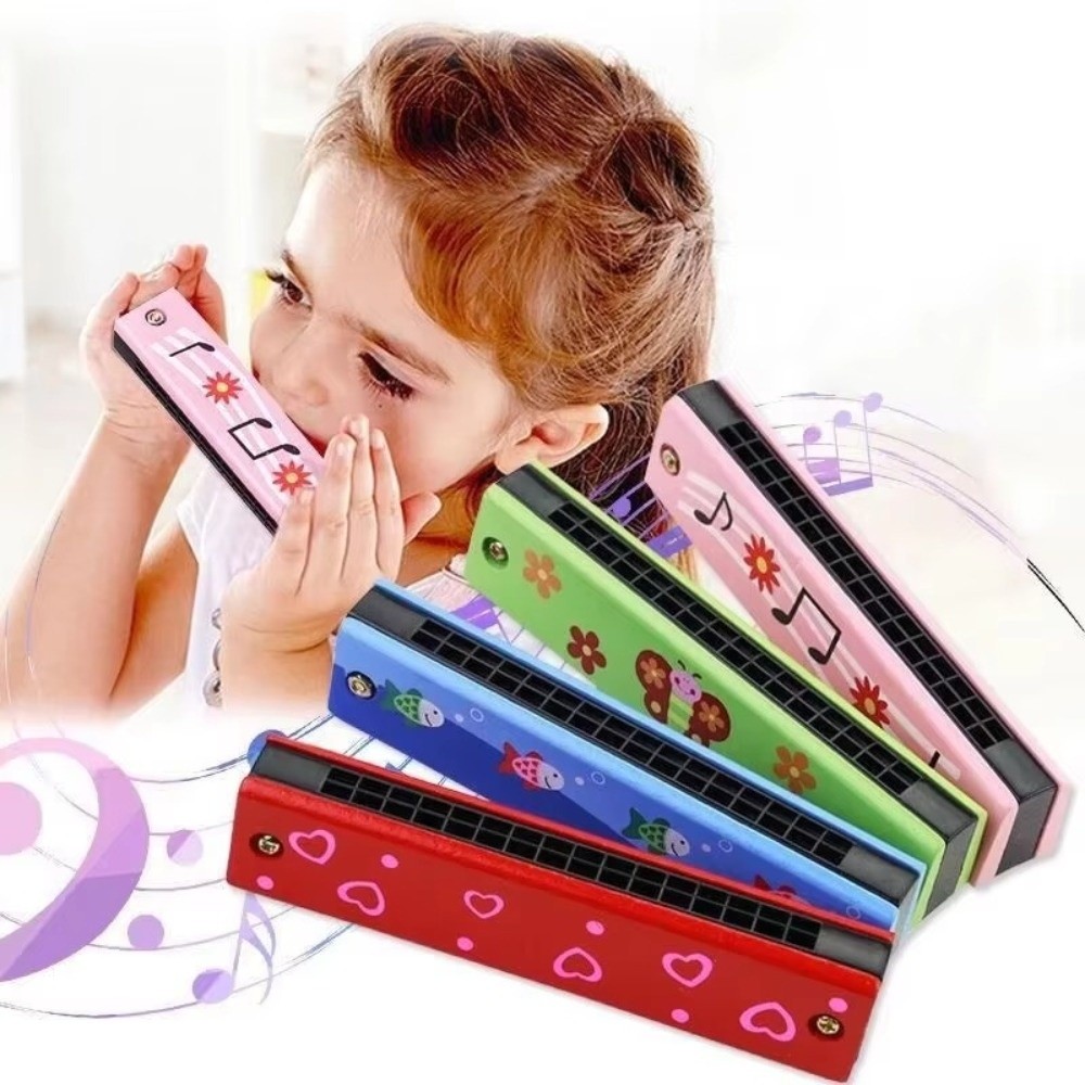 New 16 Holes Wooden Harmonica  - Musical Instrument Melodica recensie en prijs