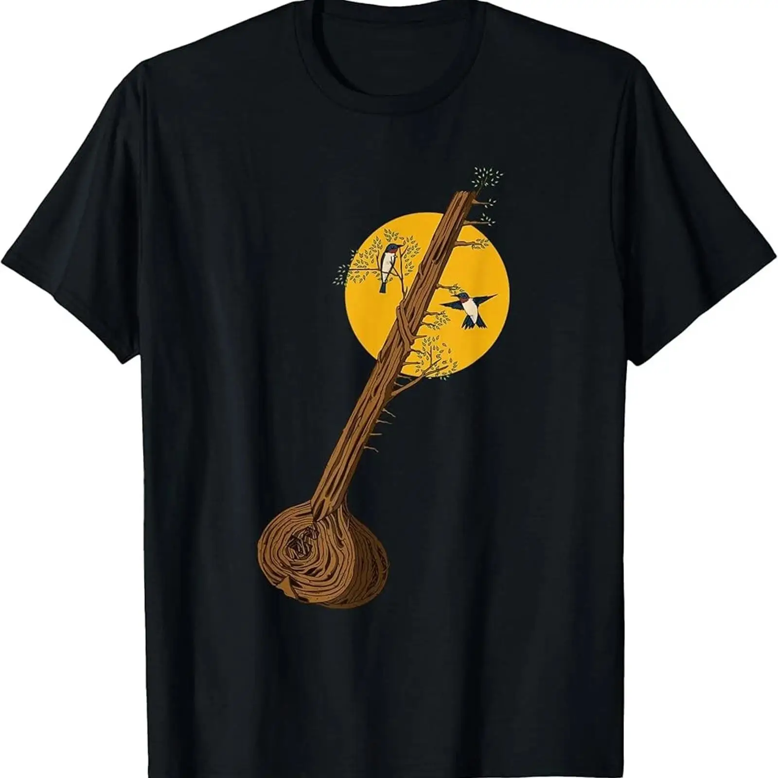 Sitar InstrumenT T Shirt Tree  - Musical Instrument Sitar recensie en prijs