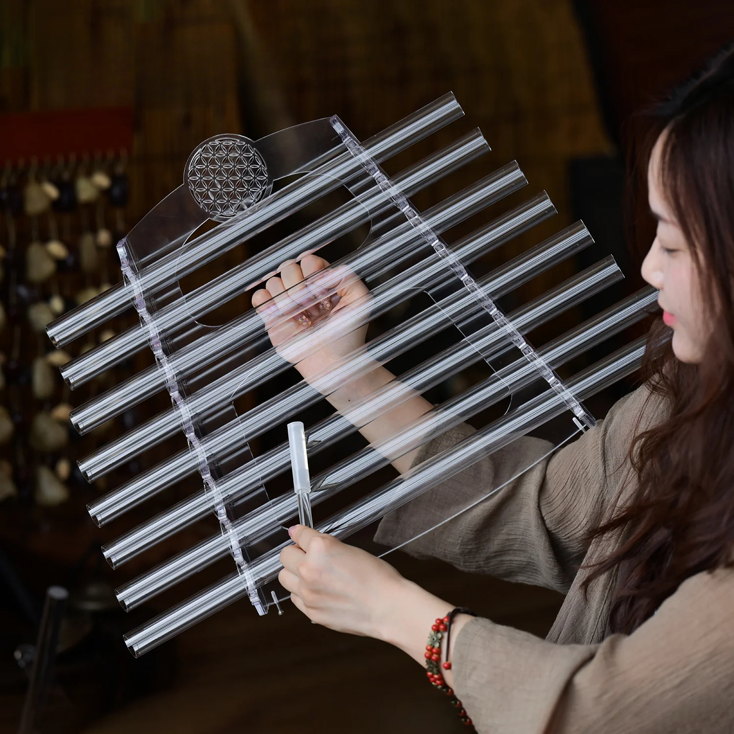 432HZ Clear Quartz Crystal Sin - Musical Instrument Harp recensie en prijs