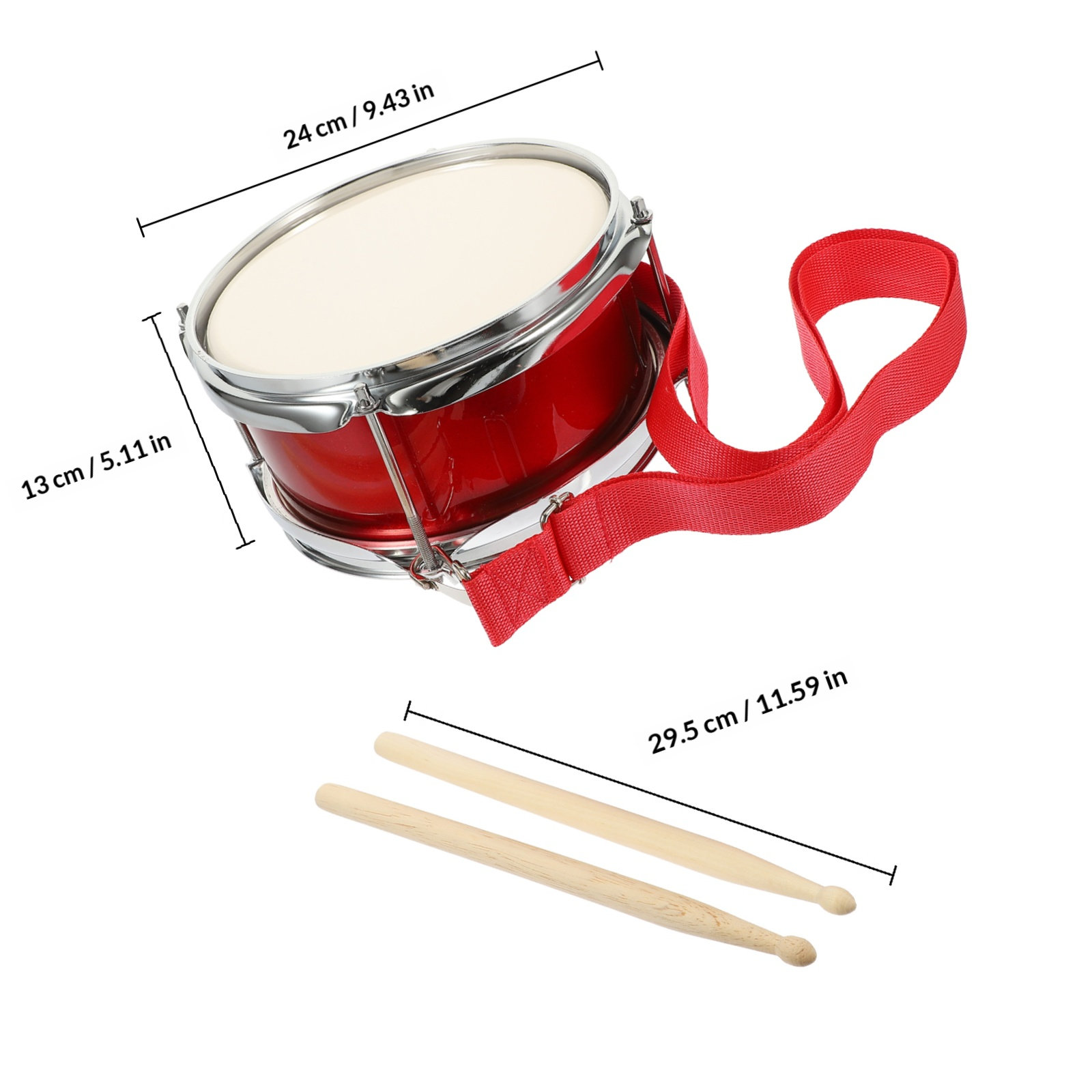 1Set Snare Drum Metal Durabili - Musical Instrument Percussion recensie en prijs