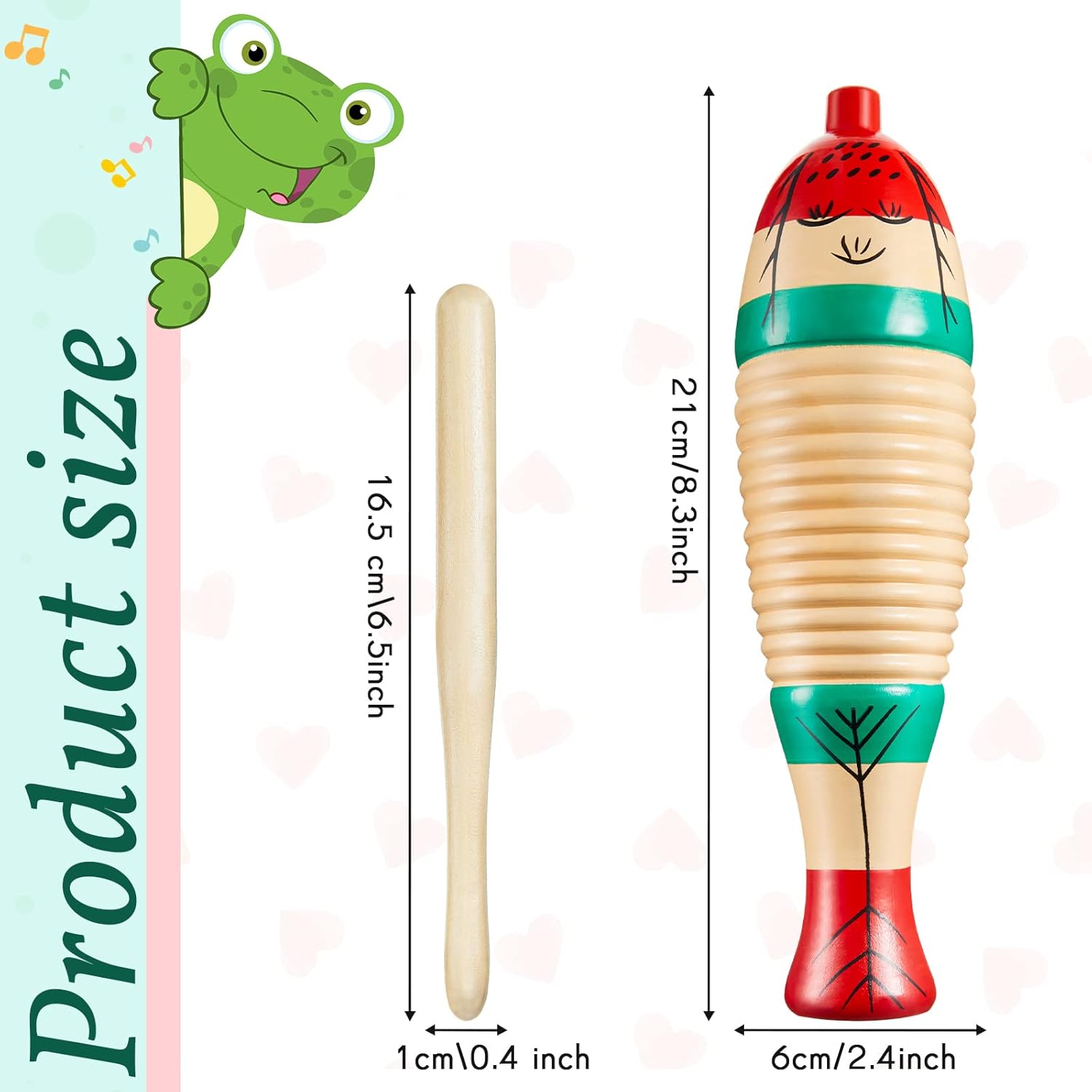 2 Pieces Colorful Fish Shaped  - Musical Instrument Percussion recensie en prijs