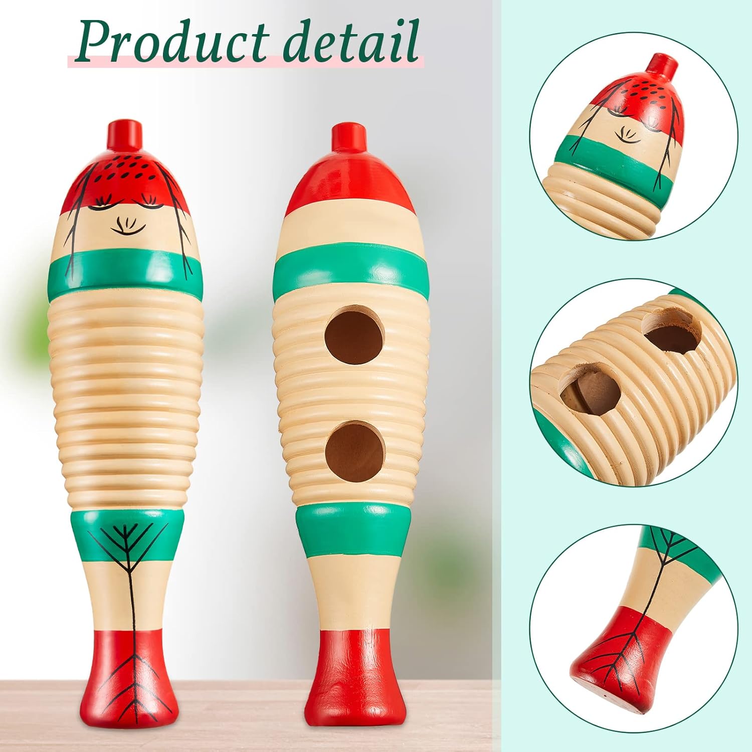 2 Pieces Colorful Fish Shaped  - Musical Instrument Percussion recensie en prijs
