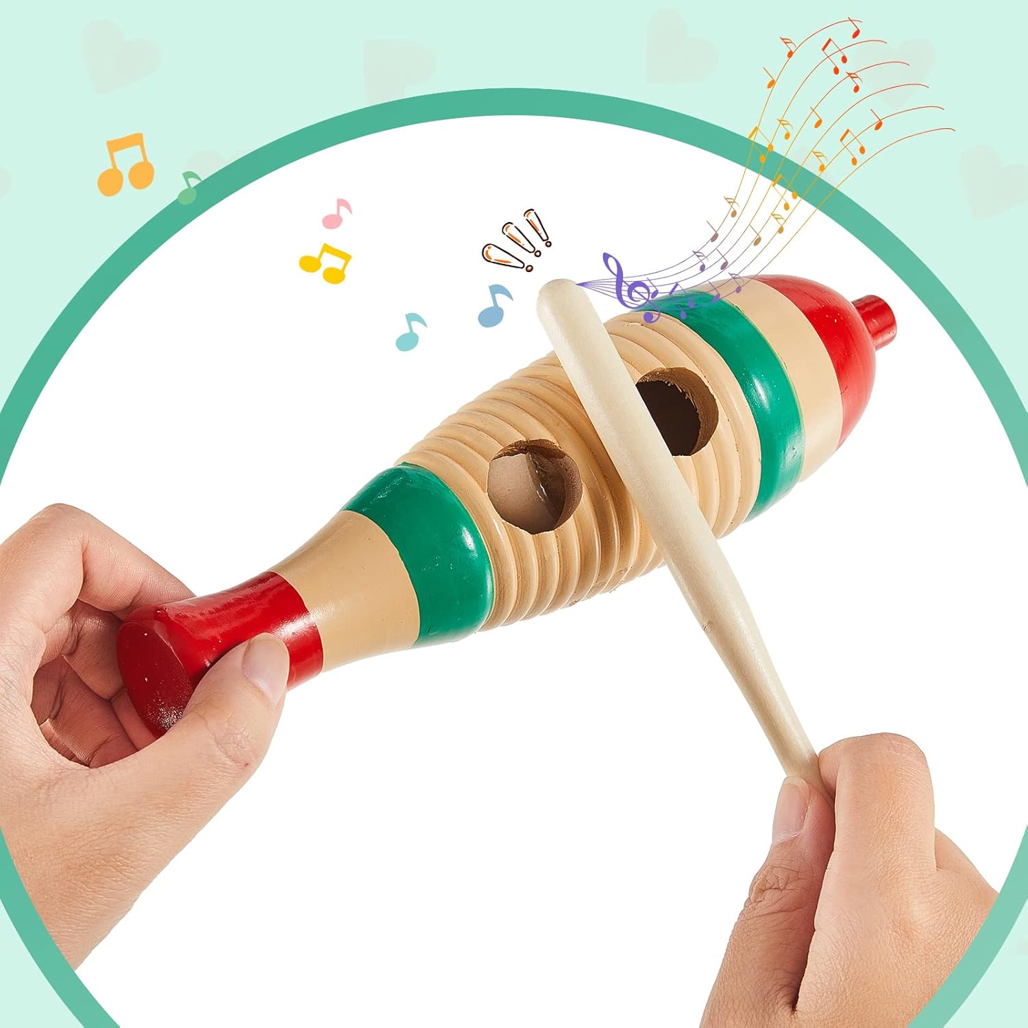 2 Pieces Colorful Fish Shaped  - Musical Instrument Percussion recensie en prijs