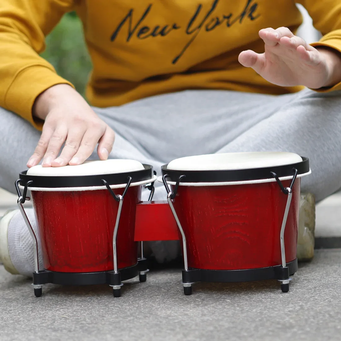 IRIN African Bongo Drums Woode - Musical Instrument Percussion recensie en prijs