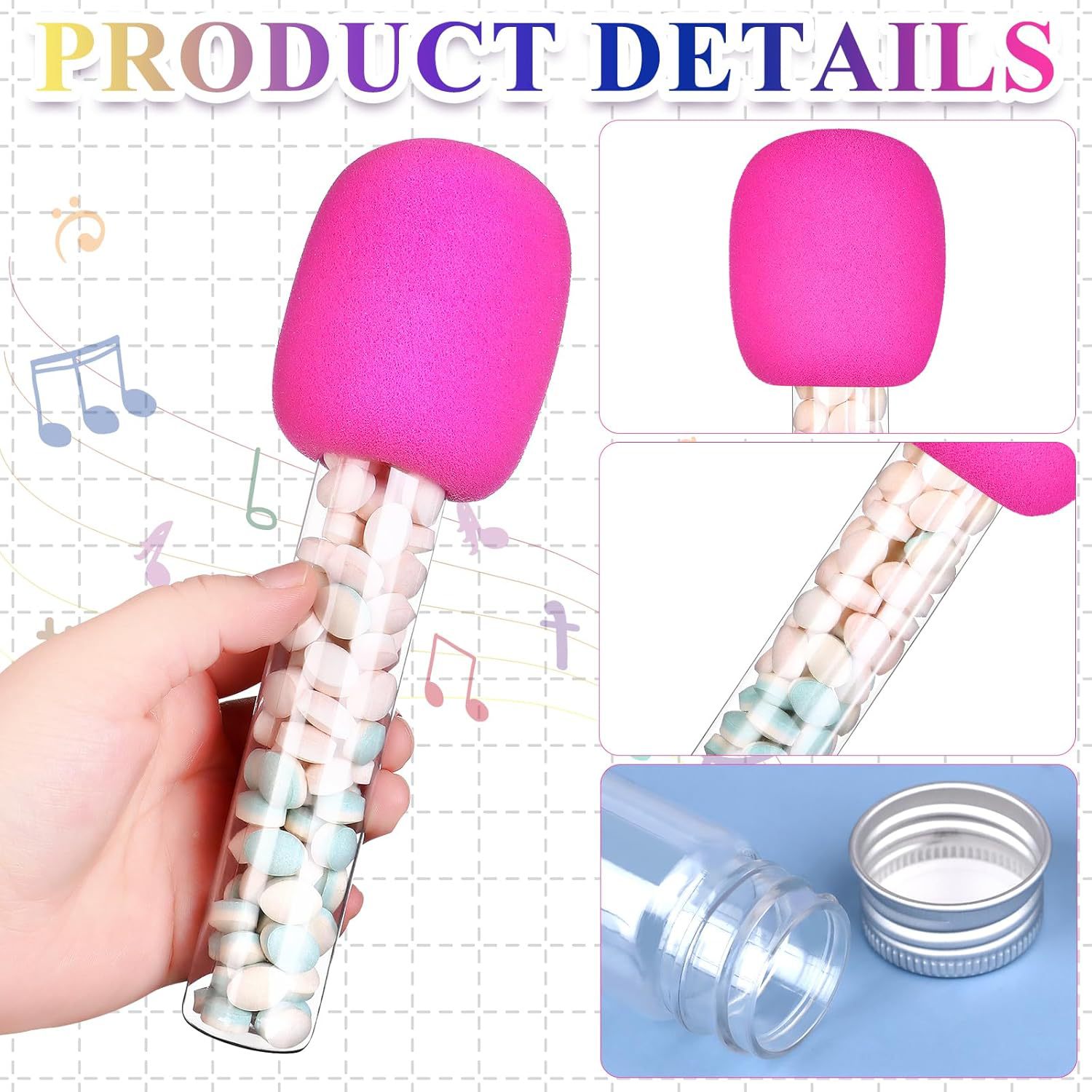 4/24pcsMicrophone Candy Tube P - Musical Instrument Tuba recensie en prijs