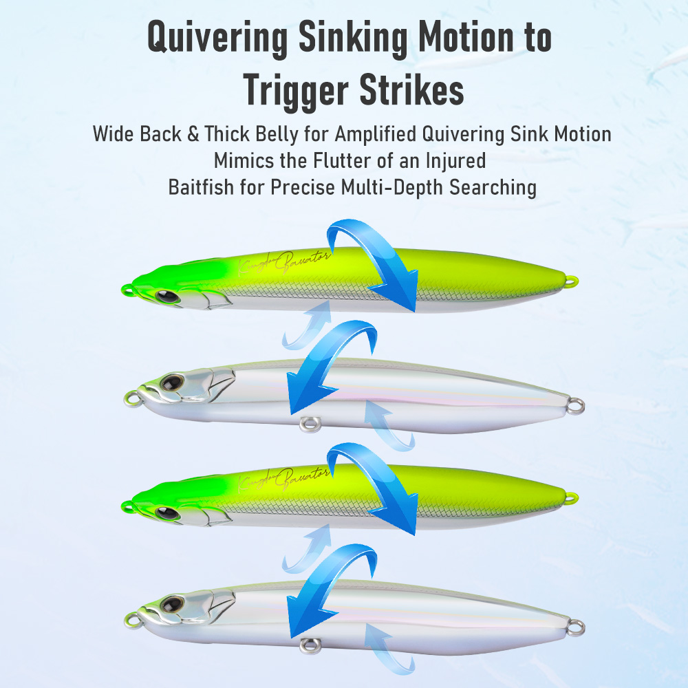 Kingdom Pencil Fishing Lure 10 - Rain Stick Percussion recensie en prijs