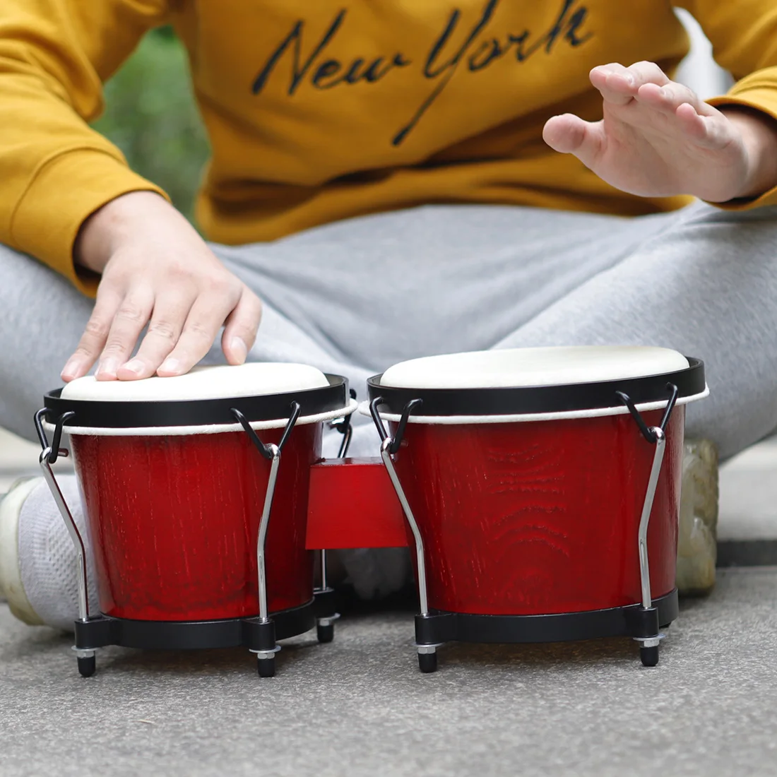 IRIN African Bongo Drum Wooden - Musical Instrument Percussion recensie en prijs