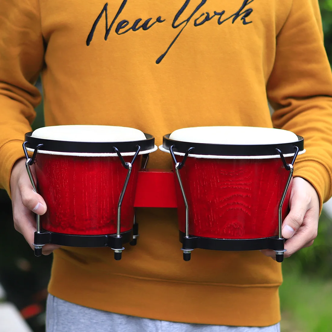 IRIN African Bongo Drum Wooden - Musical Instrument Percussion recensie en prijs