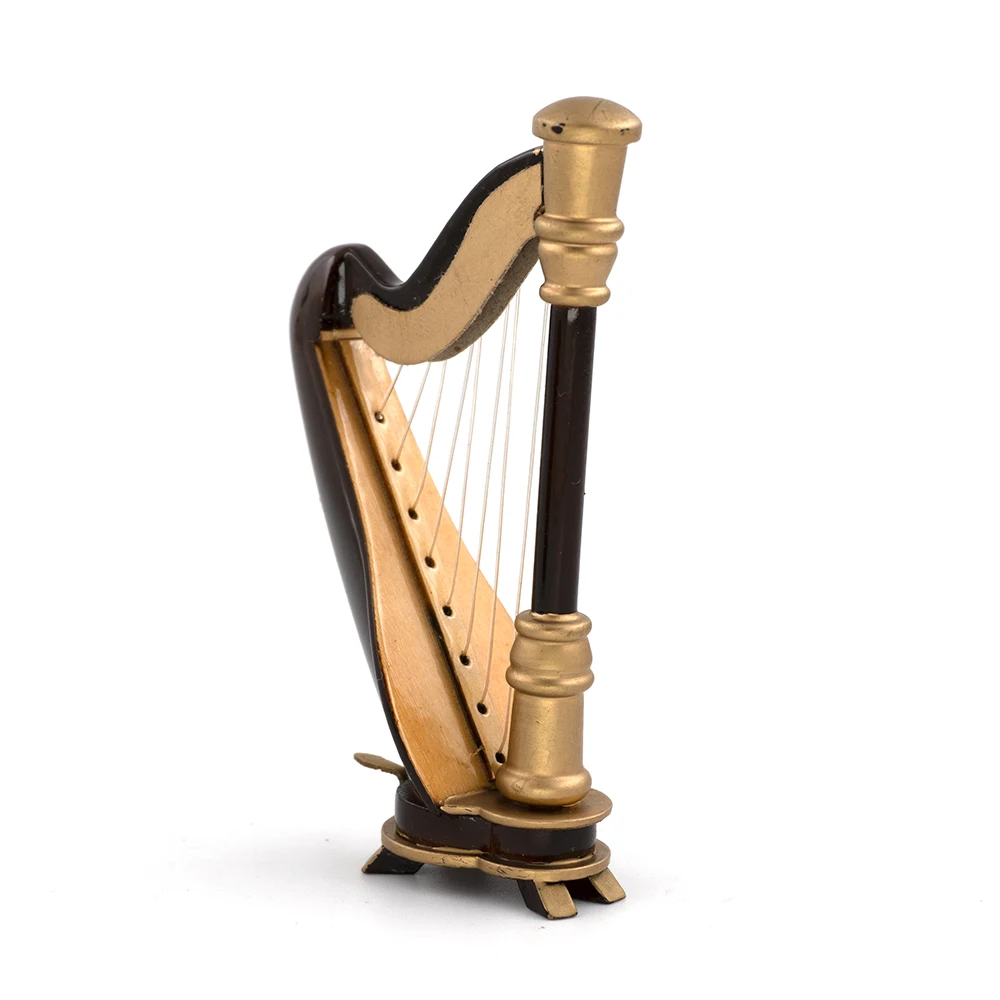 Miniature Wooden Harp Model Mi - Musical Instrument Harp recensie en prijs