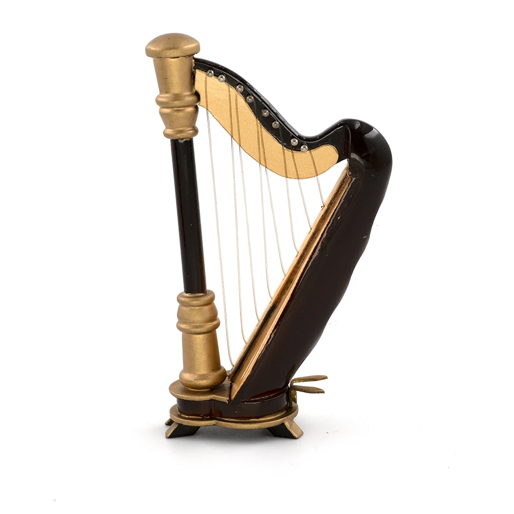 Miniature Wooden Harp Model Mi - Musical Instrument Harp recensie en prijs