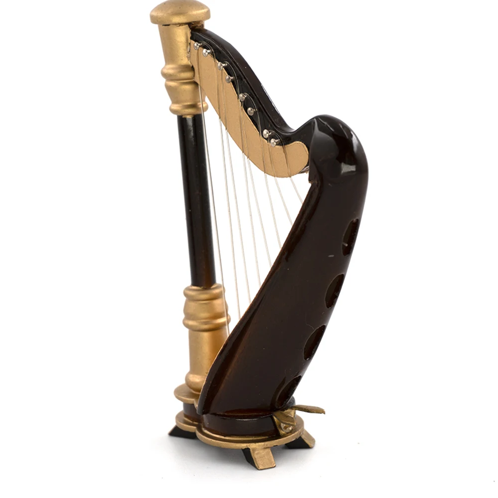 Miniature Wooden Harp Model Mi - Musical Instrument Harp recensie en prijs