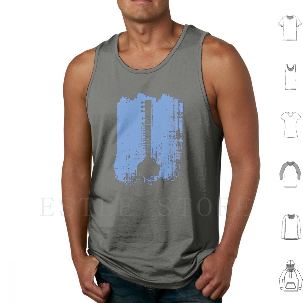 Indian Sitar Tank Tops Vest Id - Musical Instrument Sitar recensie en prijs