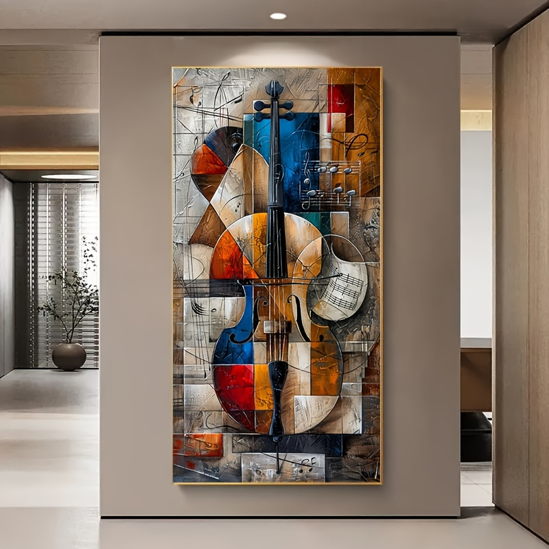 Modern Abstract Cello Poster P - Musical Instrument Image recensie en prijs