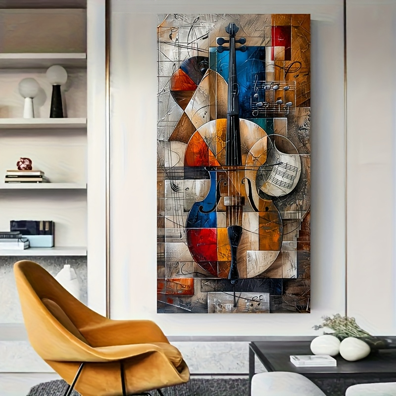 Modern Abstract Cello Poster P - Musical Instrument Image recensie en prijs